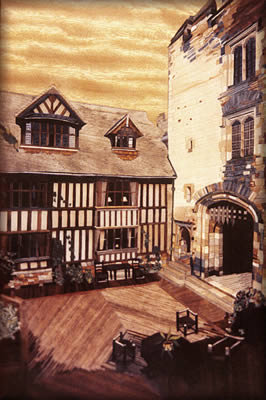 Courtyard, Hever Castle by B Nichols